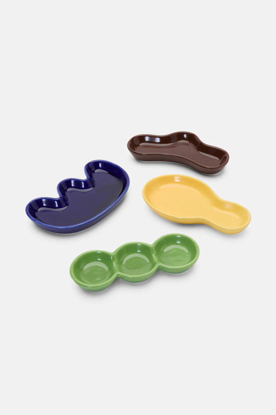 Abstract Dipping Dishes Set
