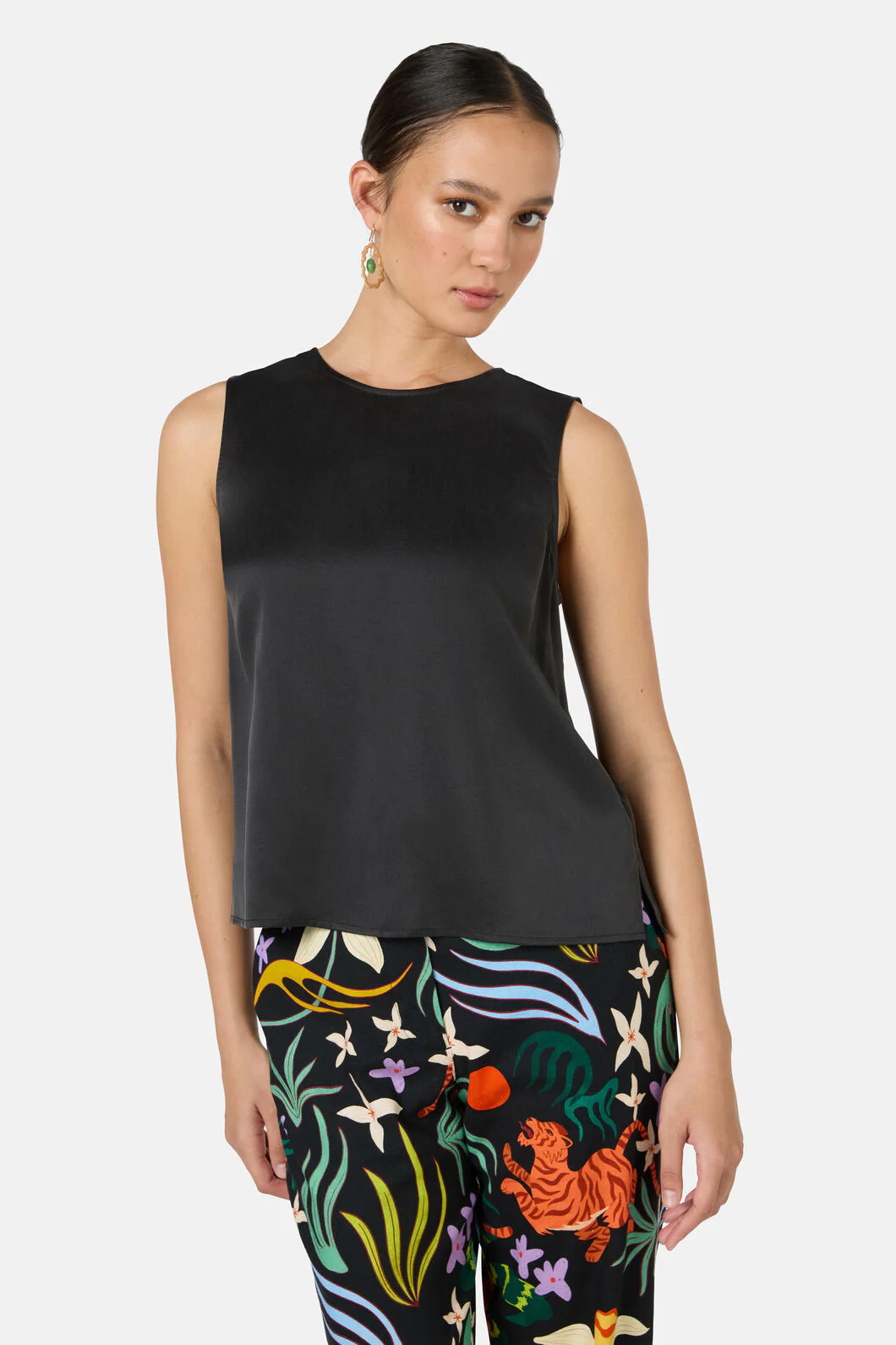 Anika Sandwashed Silk Tank
