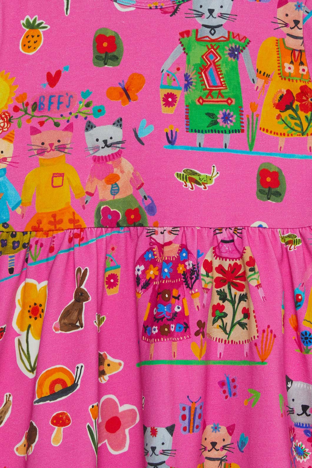 Bff Cats Baby Dress - Image 3