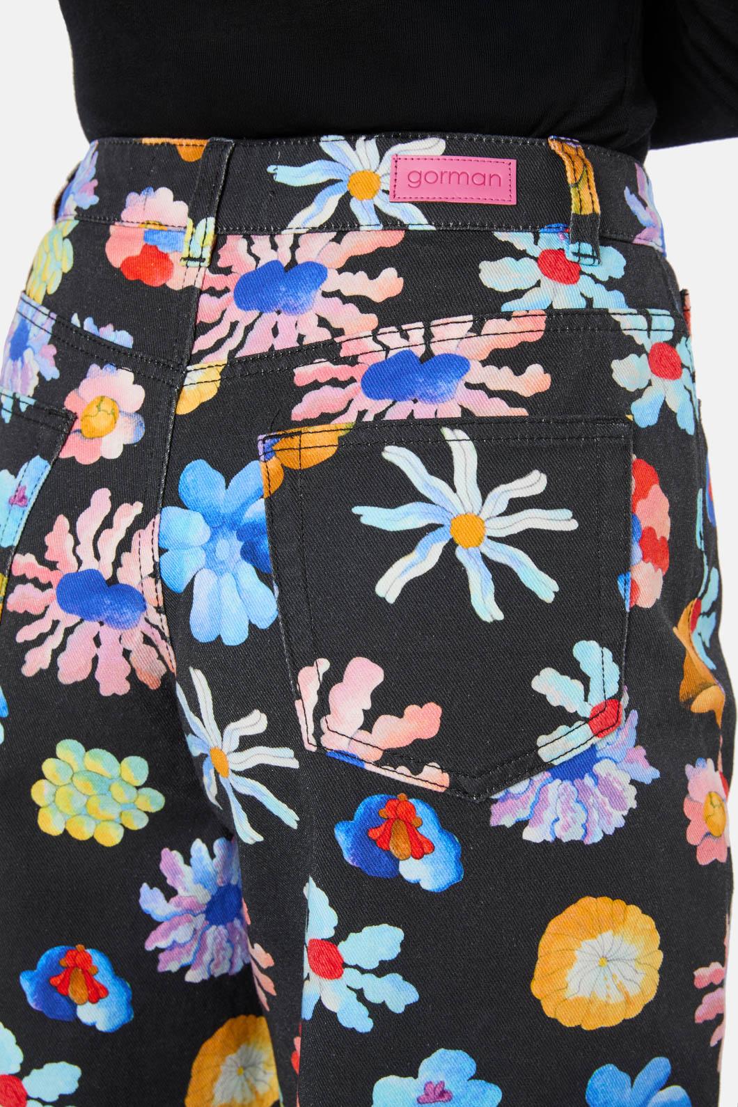Big Bouquet Denim Jean - Image 4