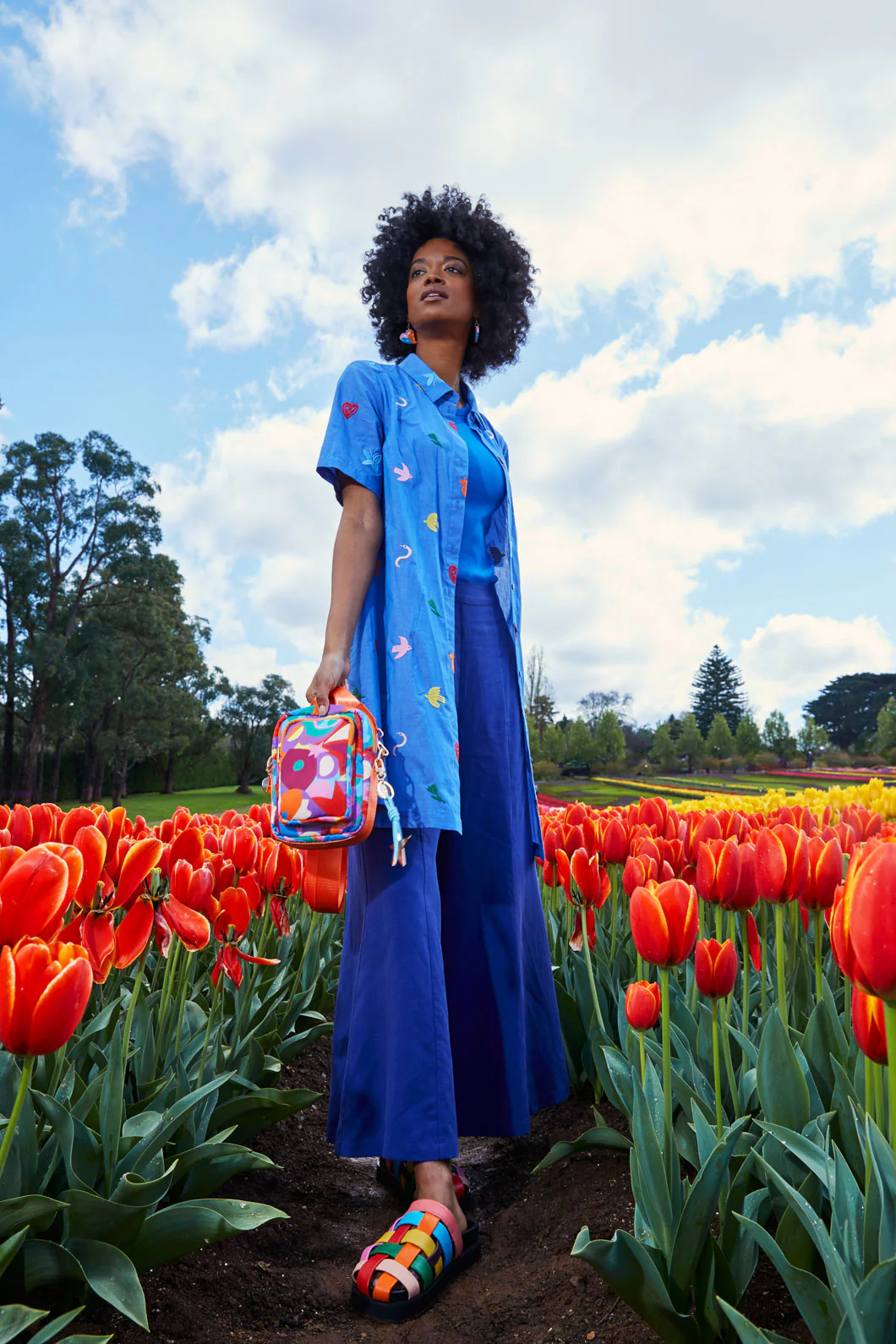 Birds And Flowers Embroidered Dress - Image 2