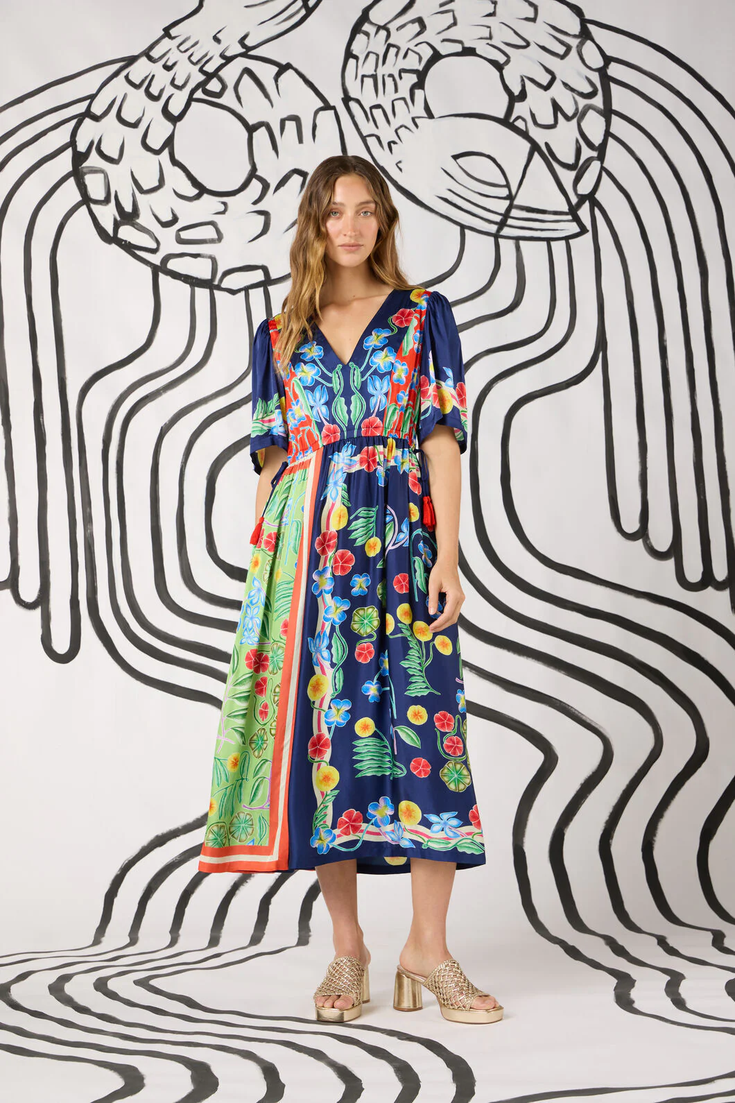 Botanica Print Scarf Dress