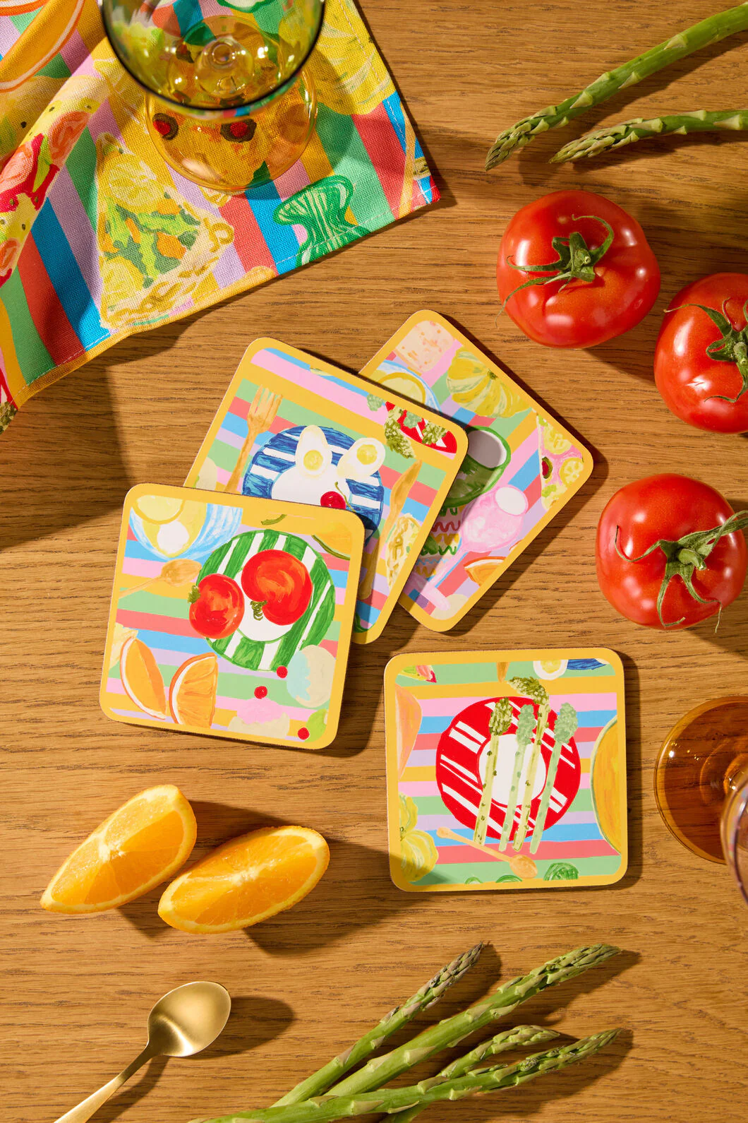 Brunch Time Coaster Set