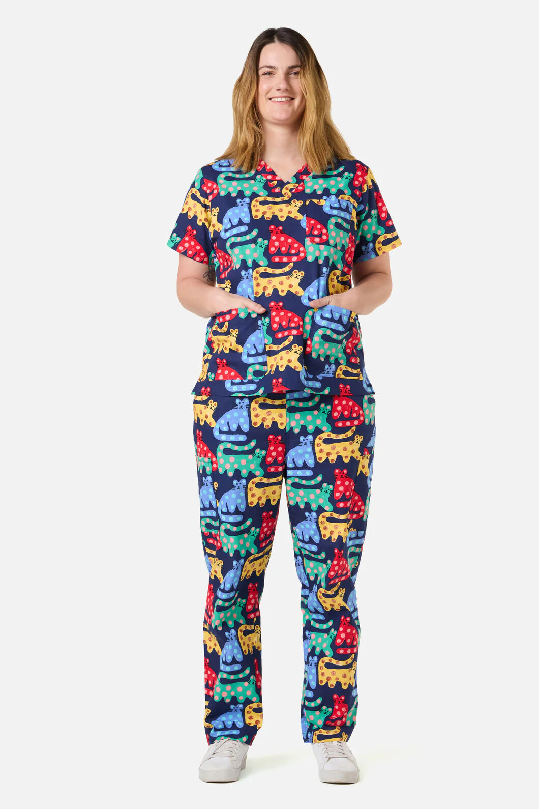 Cheetah Scrub Set