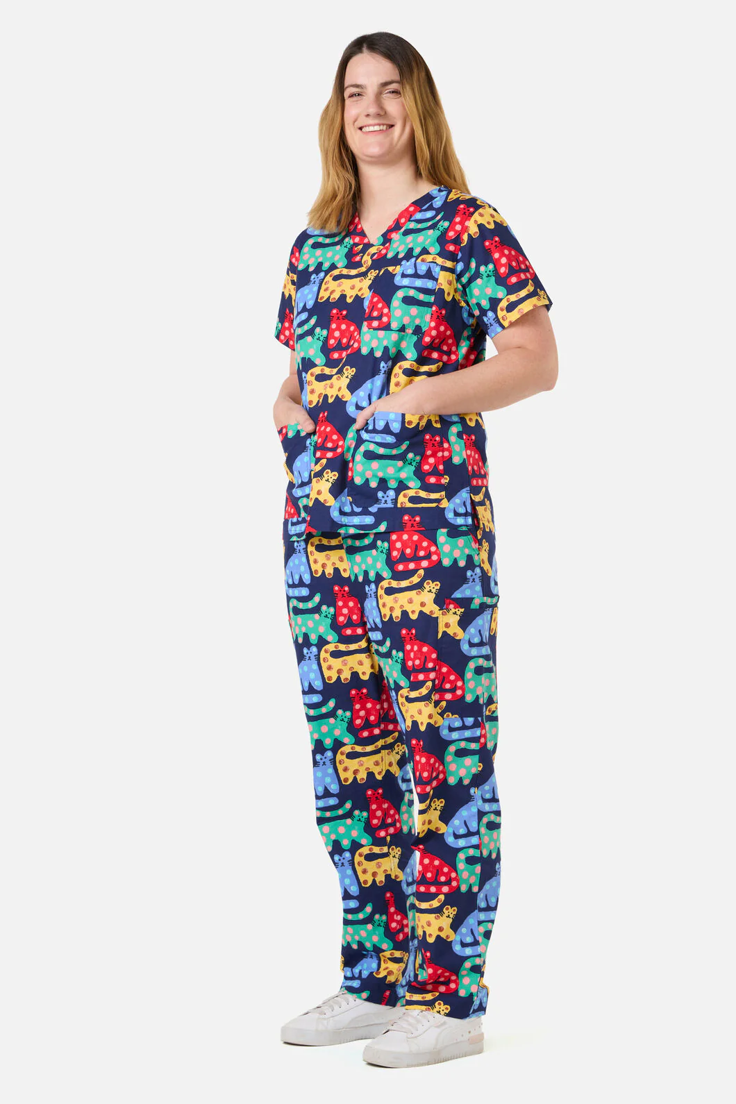 Cheetah Scrub Set - Image 2