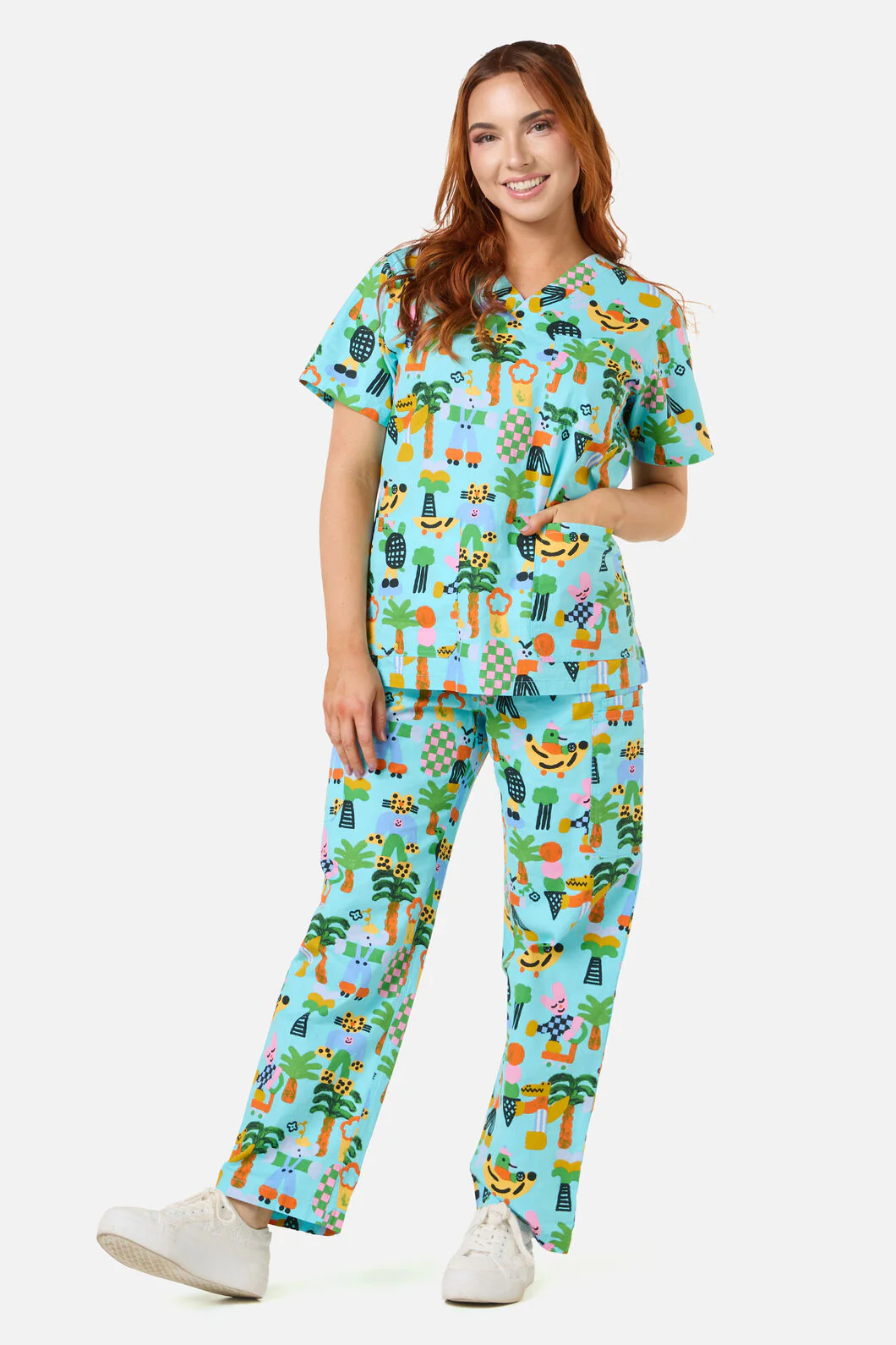 Cool Friends Scrub Set