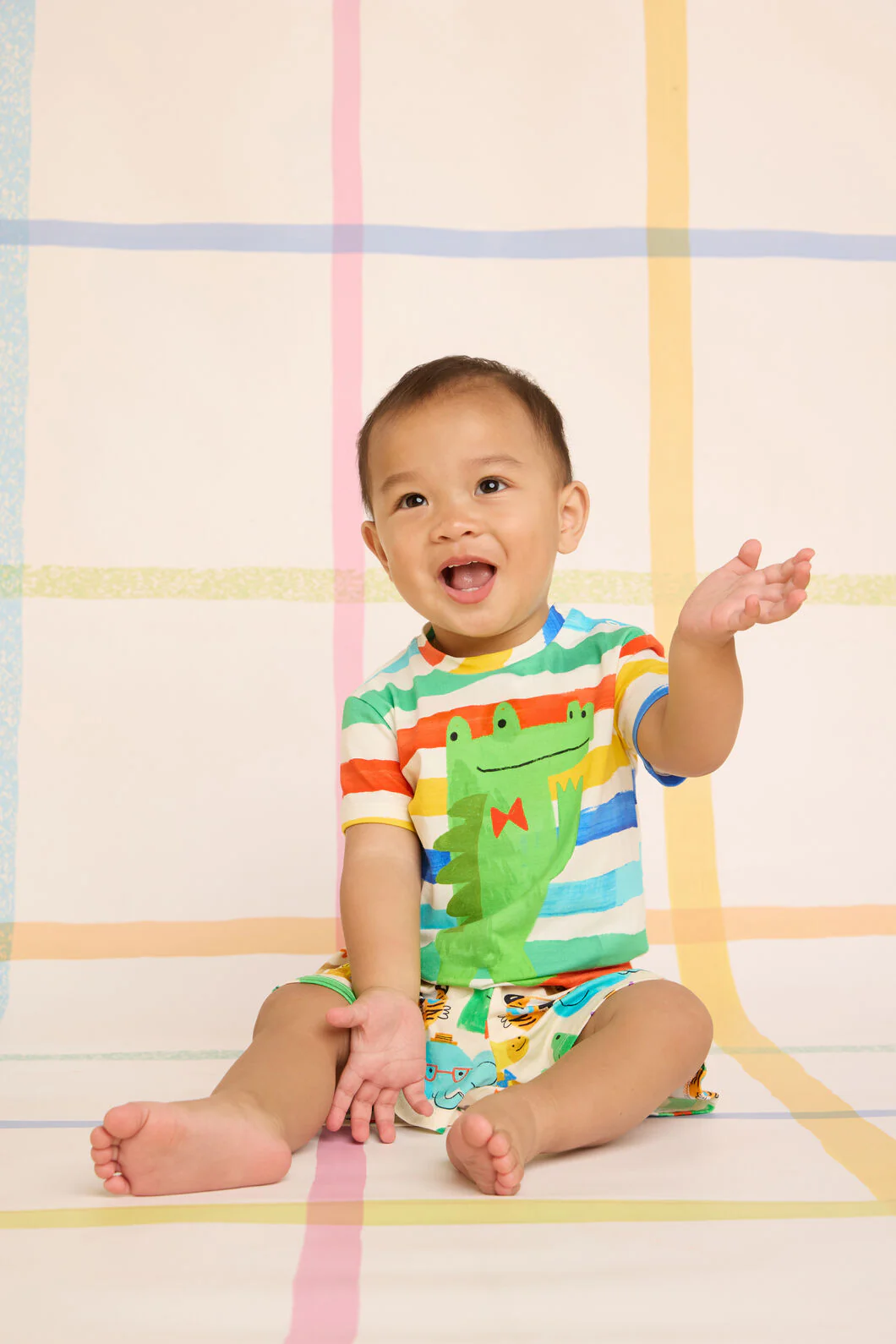 Croc Stripe Baby SS Tee