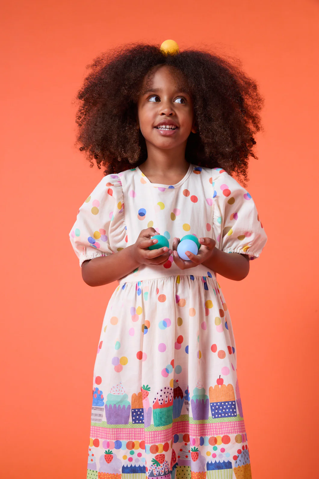 Cupcakes Kids Border Dress - Image 3