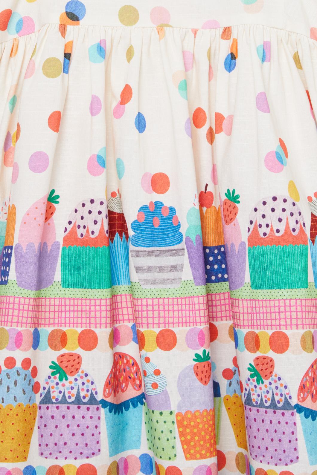 Cupcakes Kids Border Dress - Image 4