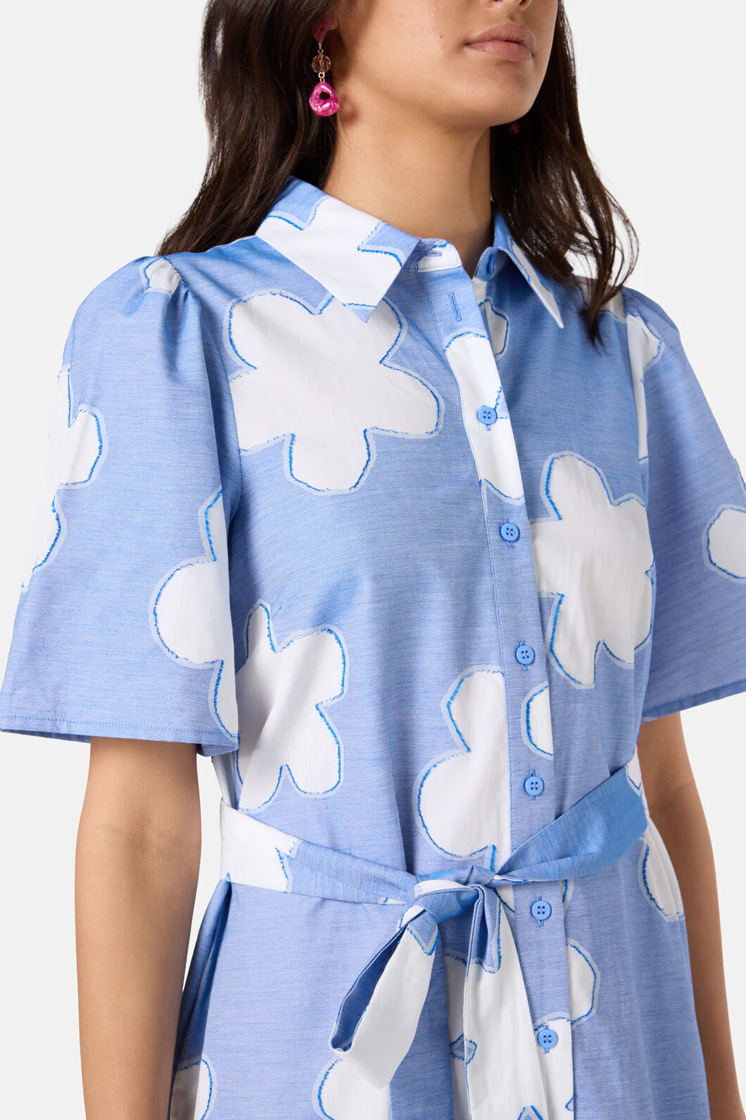 Cut Daisies Shirt Dress - Image 7