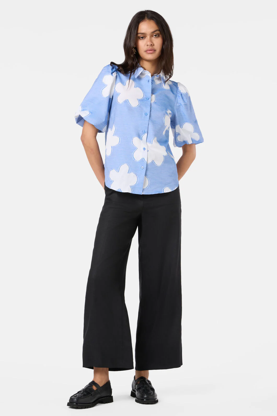 Cut Daisies Cotton Shirt - Image 2