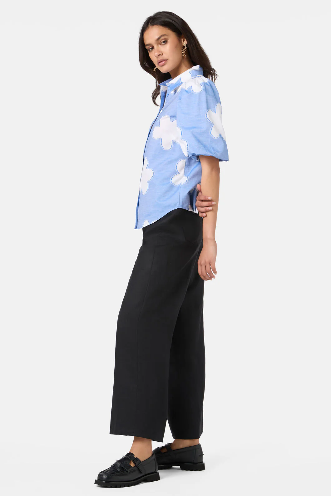 Cut Daisies Cotton Shirt - Image 3
