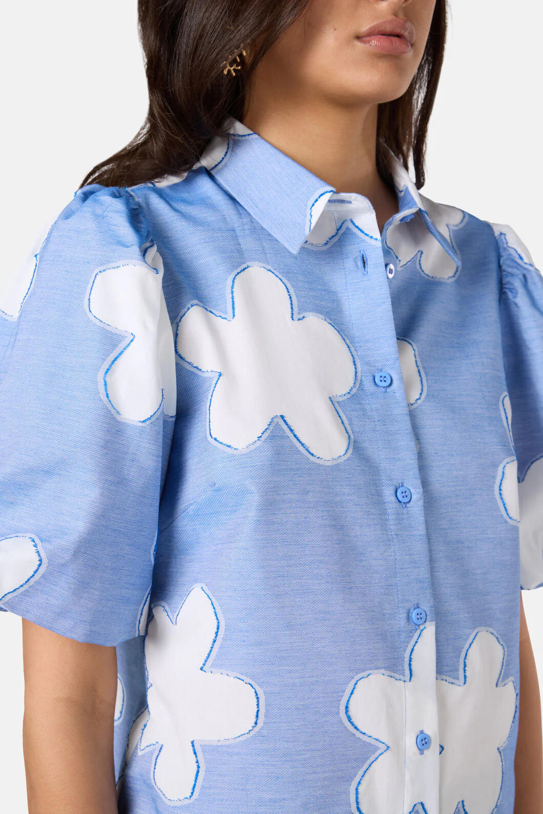 Cut Daisies Cotton Shirt - Image 5