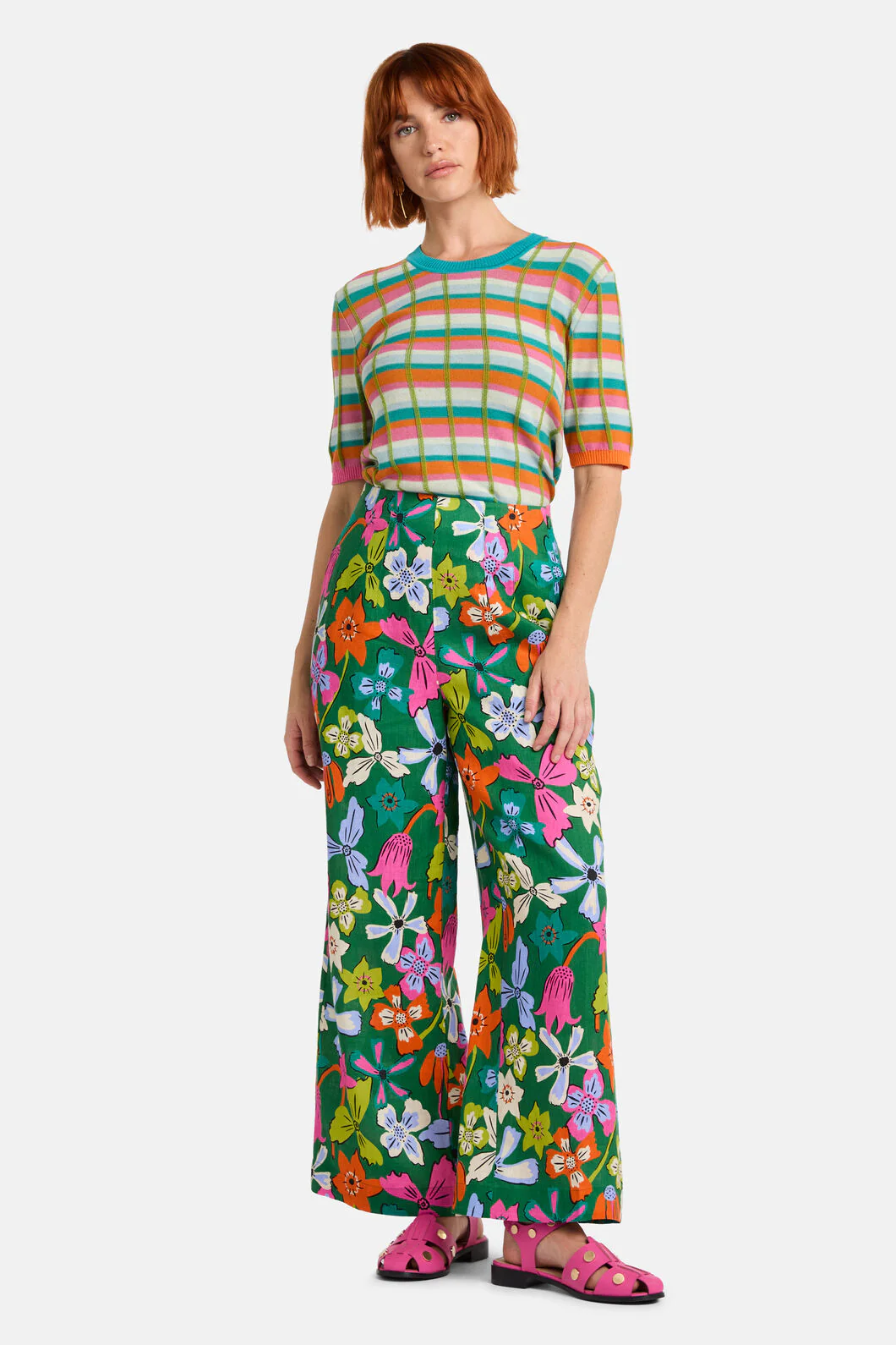 Daisy Chain Print Pant