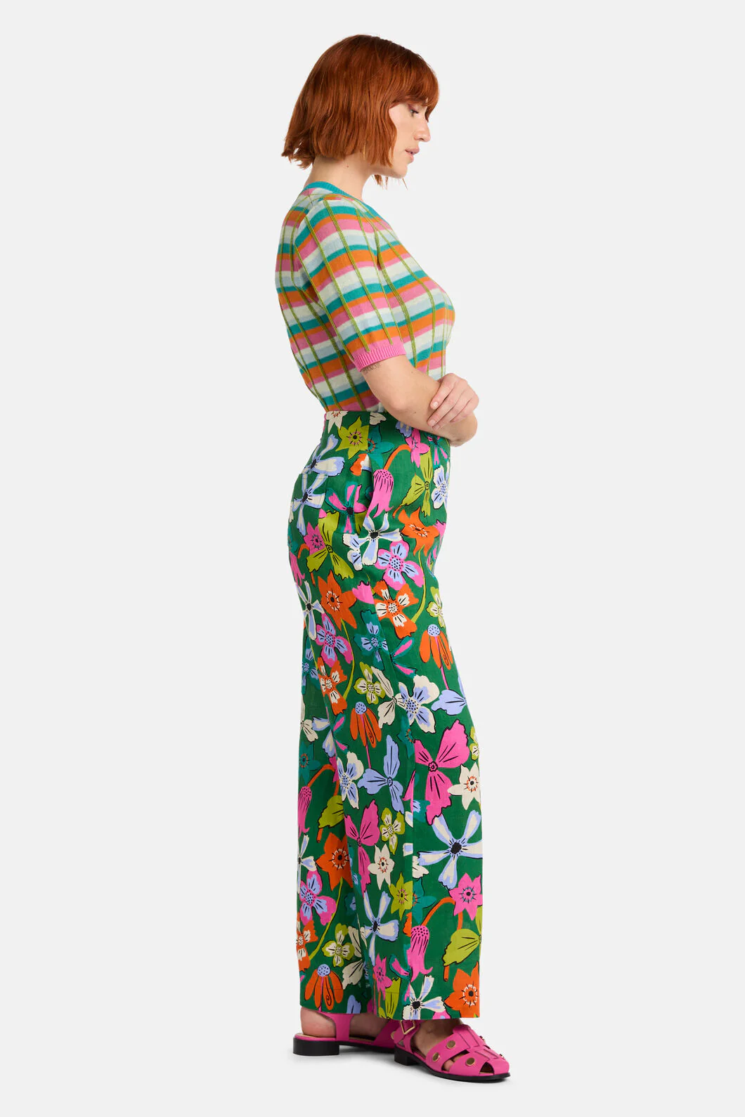 Daisy Chain Print Pant - Image 2