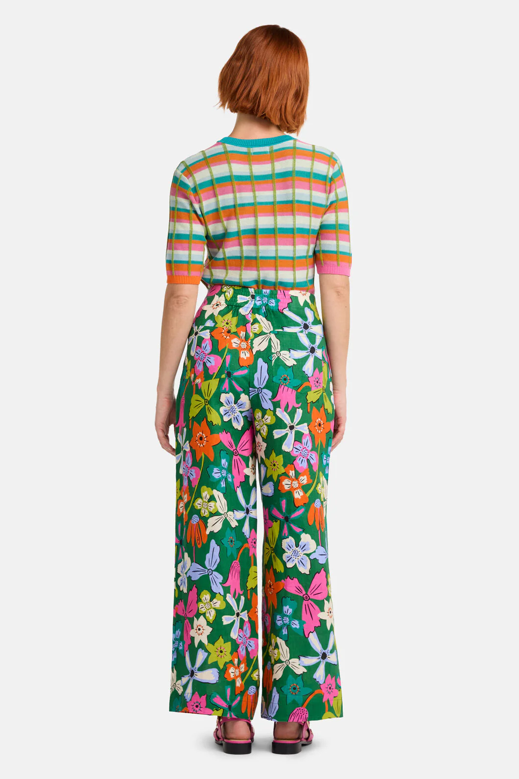 Daisy Chain Print Pant - Image 3