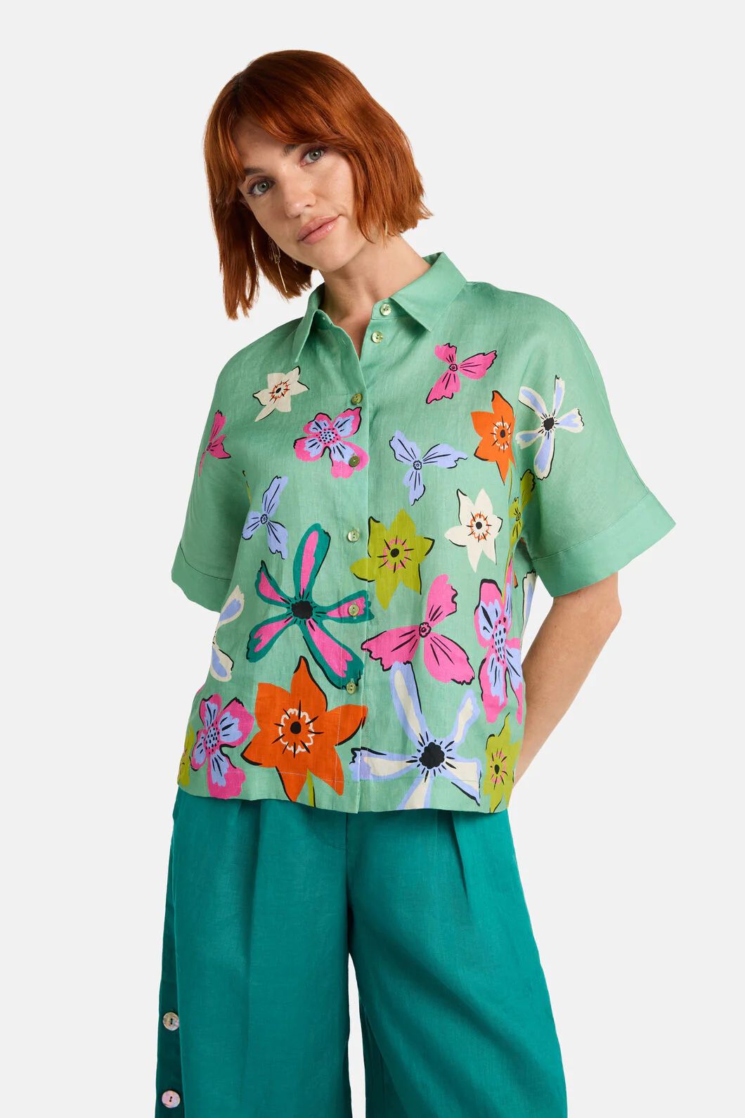 Daisy Chain Print Shirt
