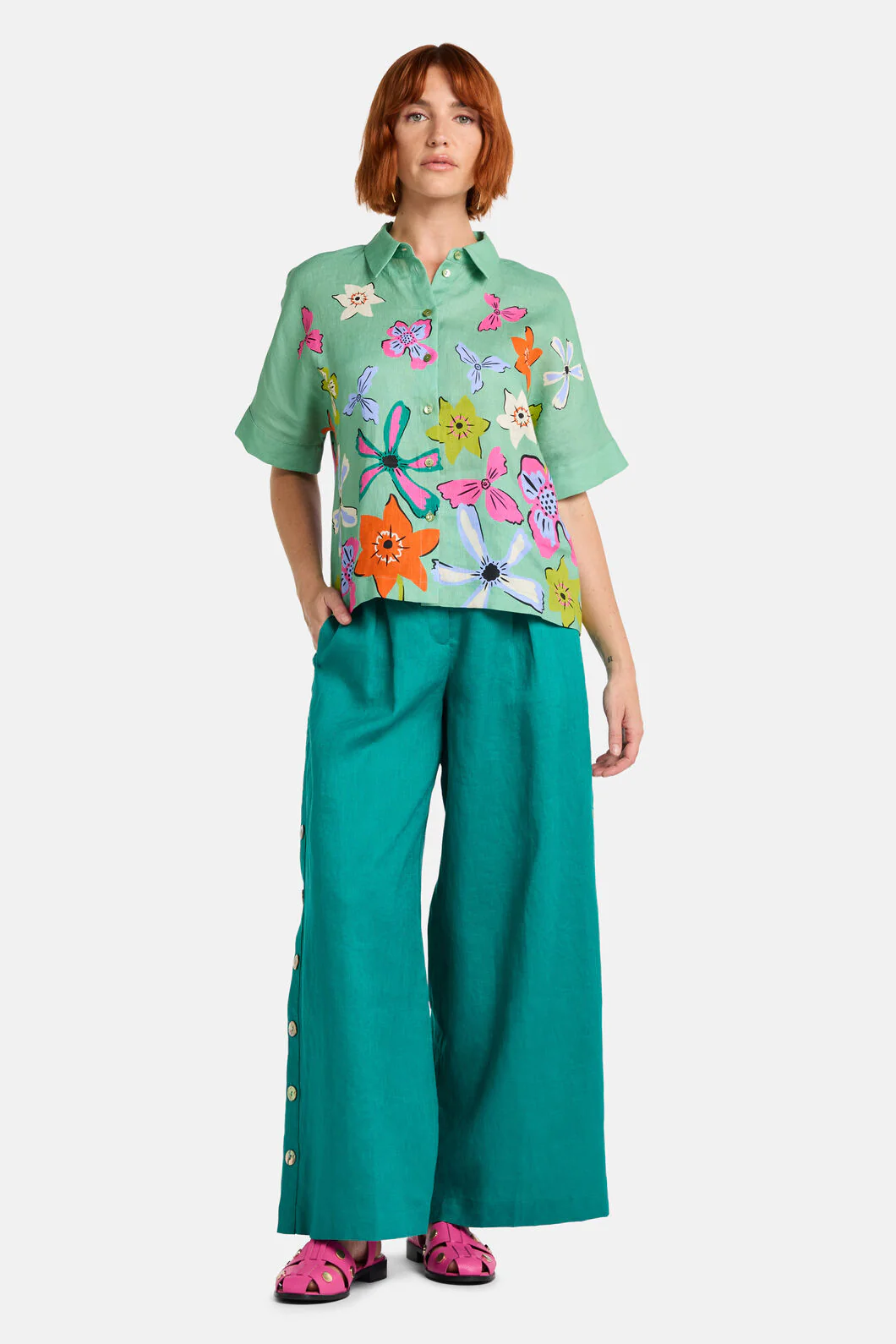 Daisy Chain Print Shirt - Image 2