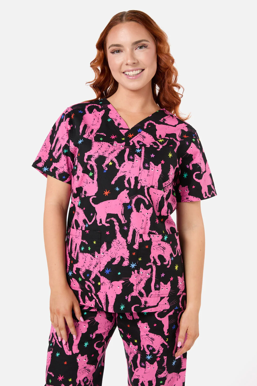 Feline Friends Scrub Set - Image 2