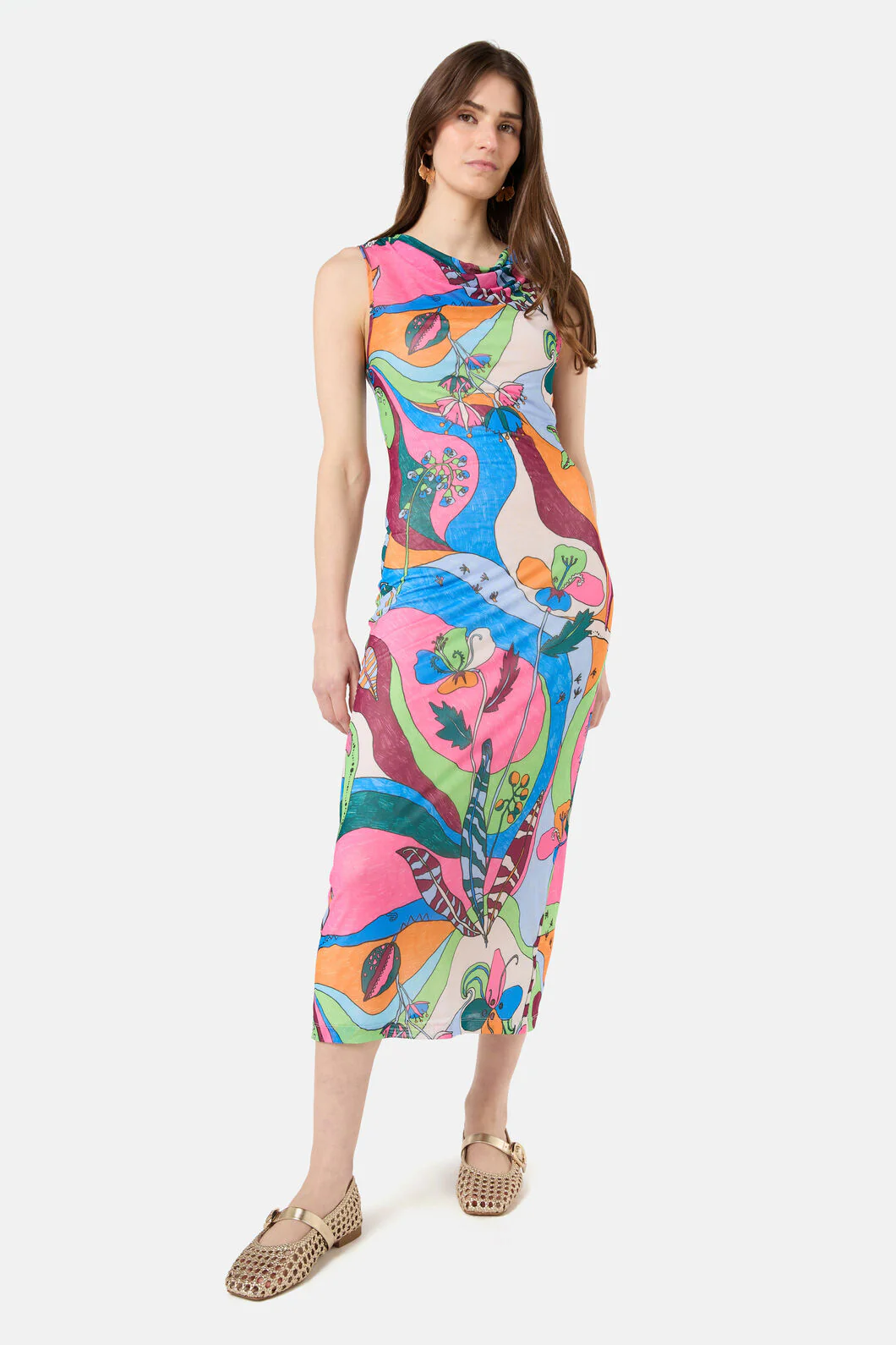 Flora Aurora Mesh Dress - Image 5