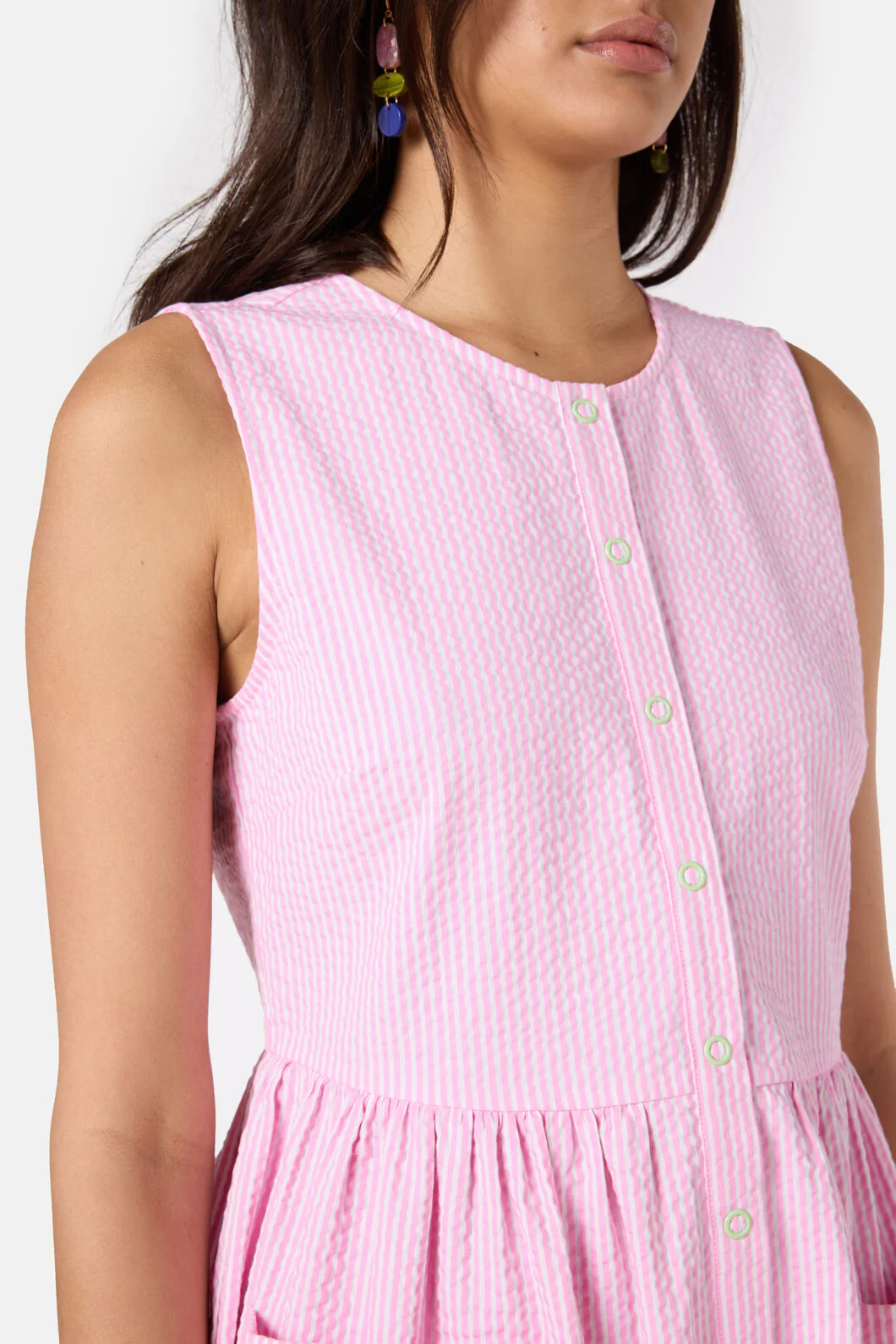 Fortunata Striped Dress - Image 5