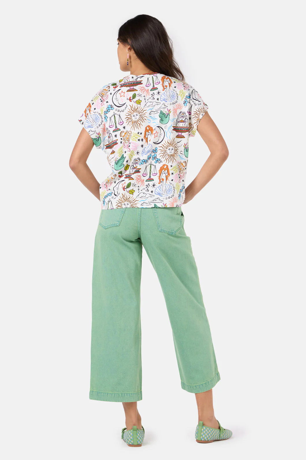 Fortune Print Boxy Tee - Image 4
