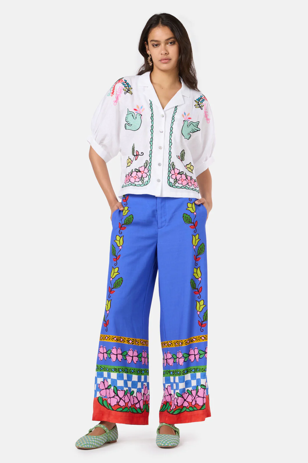 Fortune Embroidered Shirt - Image 2