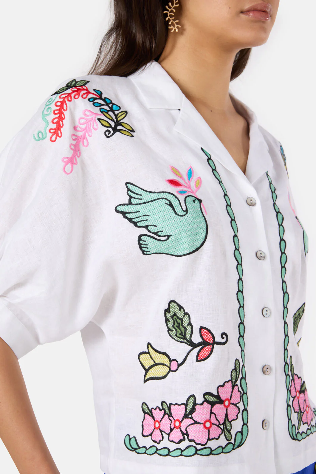 Fortune Embroidered Shirt - Image 5