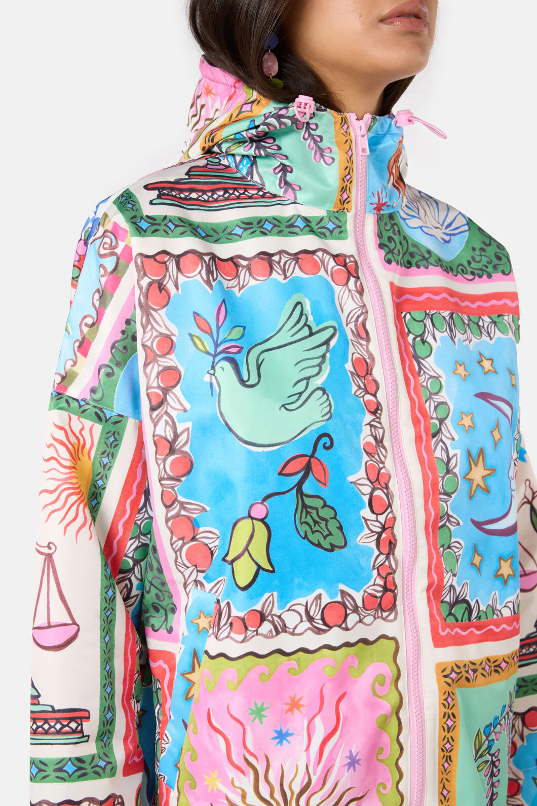 Fortune Print Raincoat - Image 7