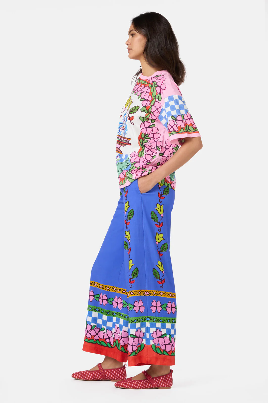 Fortune Print Oversized Tee - Image 3