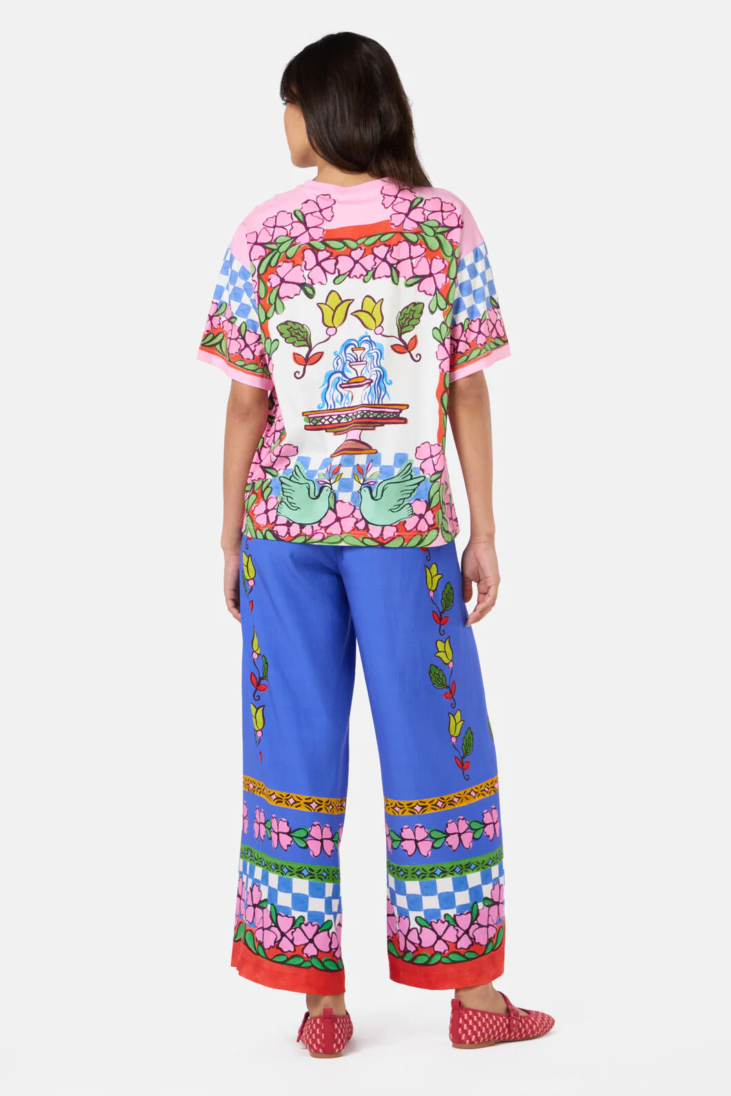 Fortune Print Oversized Tee - Image 4