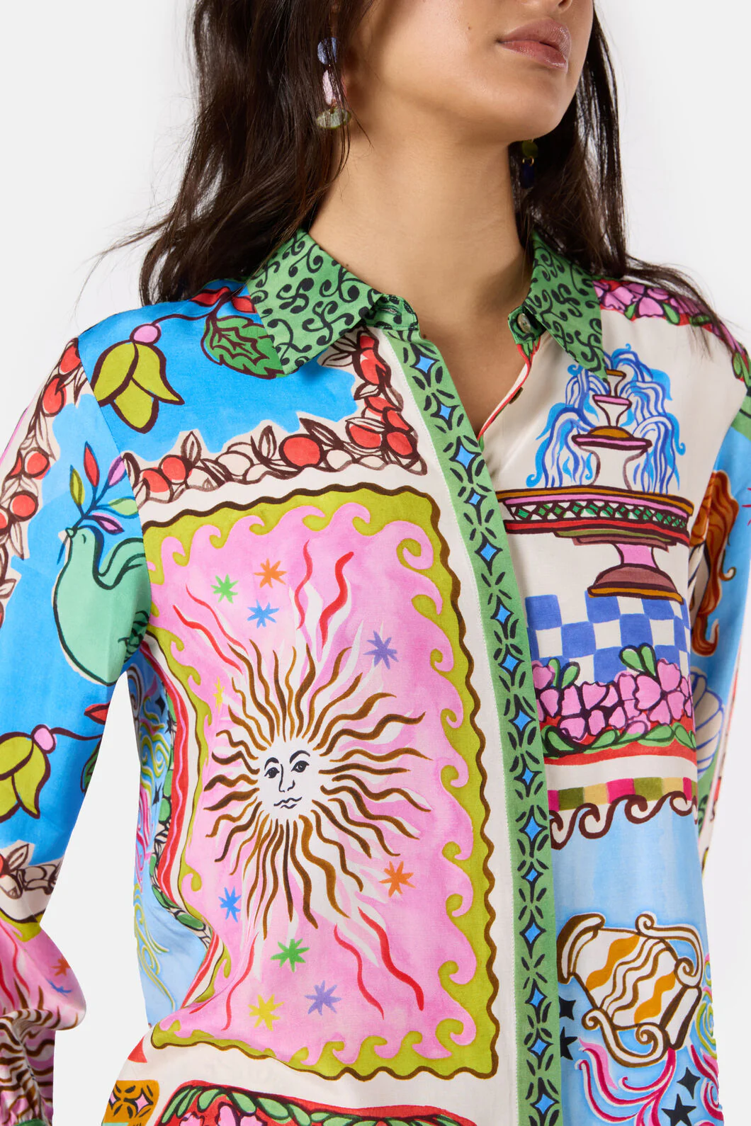 Good Fortune Print Shirt - Image 10