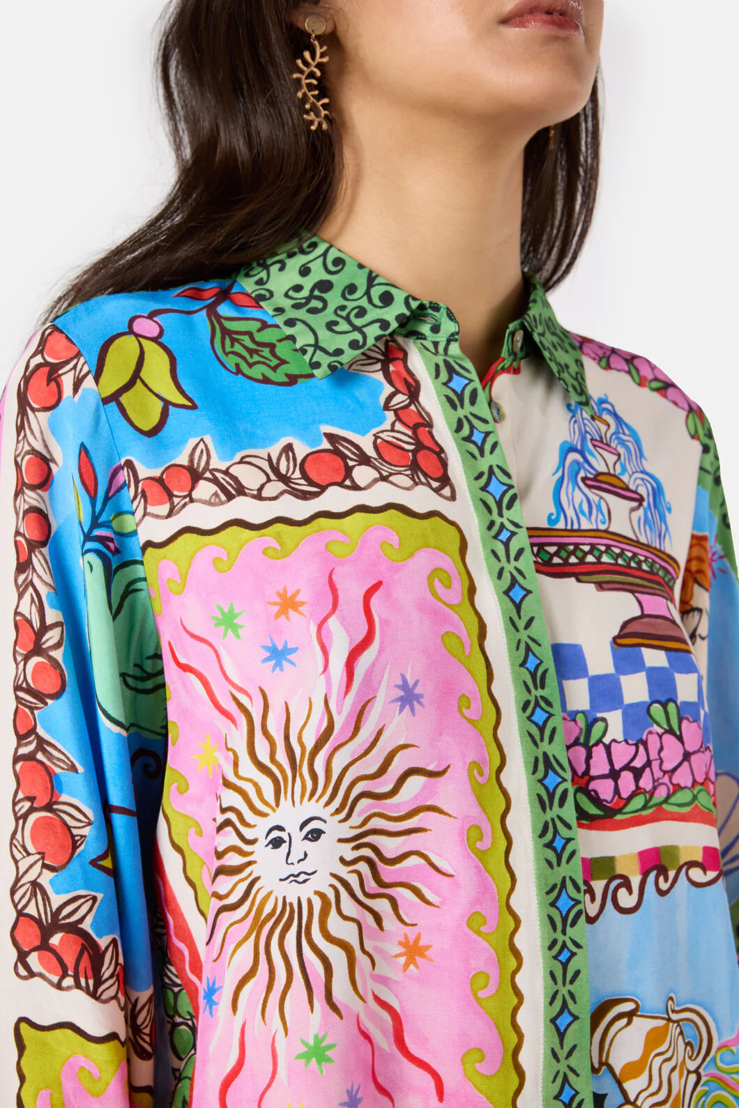 Good Fortune Print Shirt - Image 11
