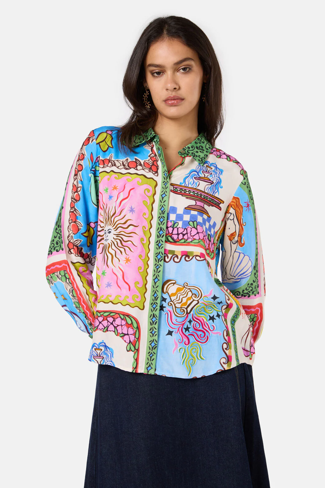 Good Fortune Print Shirt - Image 2