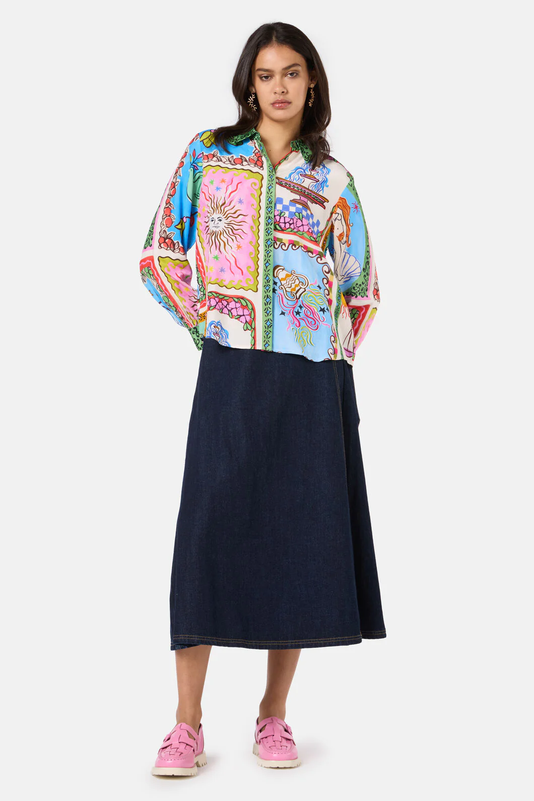 Good Fortune Print Shirt - Image 3