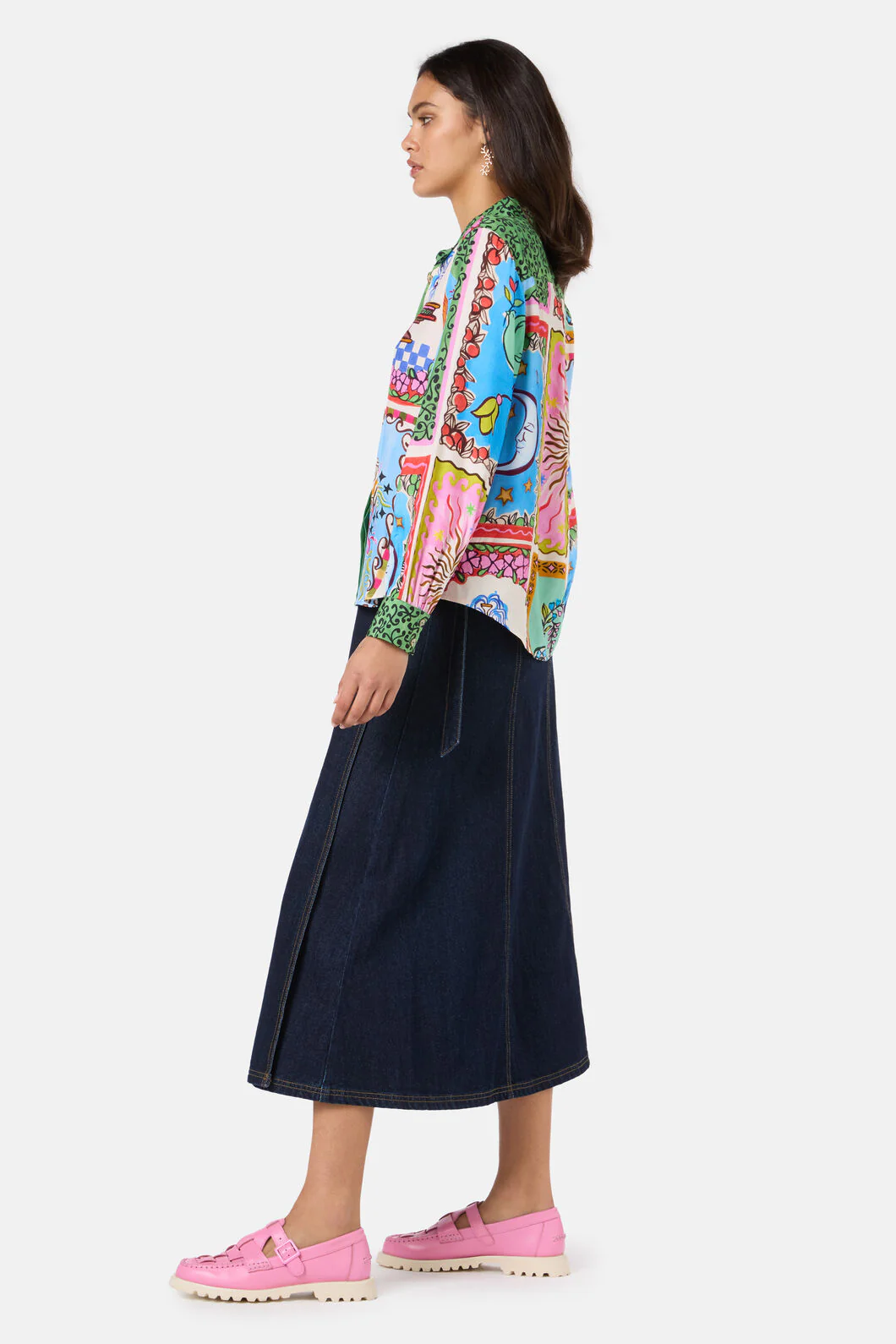 Good Fortune Print Shirt - Image 4