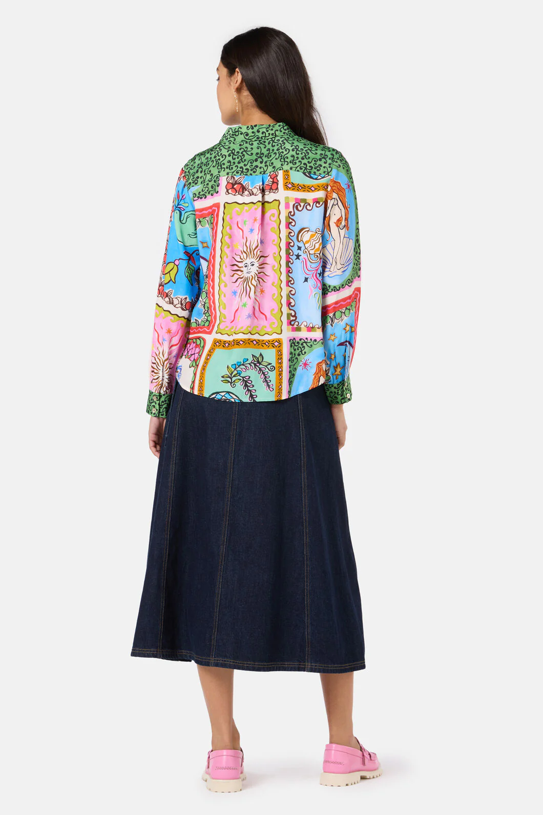 Good Fortune Print Shirt - Image 5