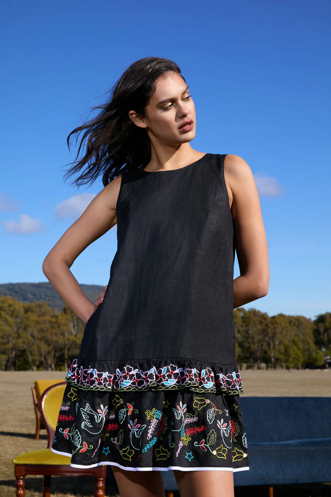 Fortune Embroidered Dress - Image 2