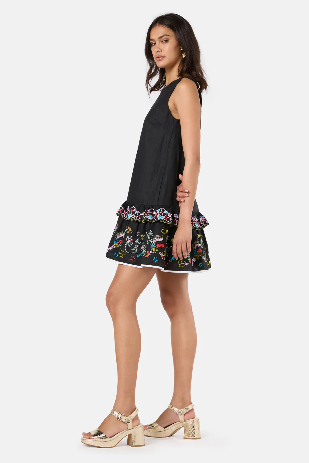 Fortune Embroidered Dress - Image 4