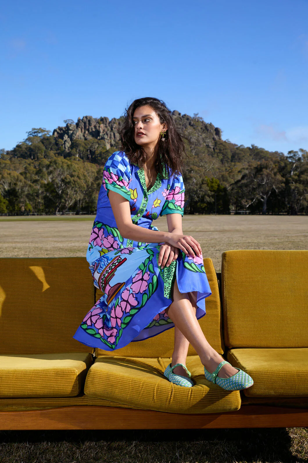 Fortune Print Shirt Dress - Image 3