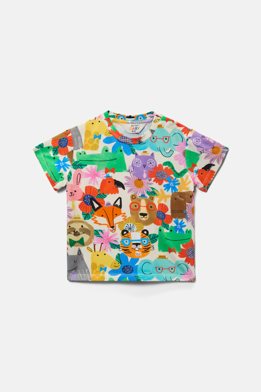 Happy Guys Floral Baby SS Tee