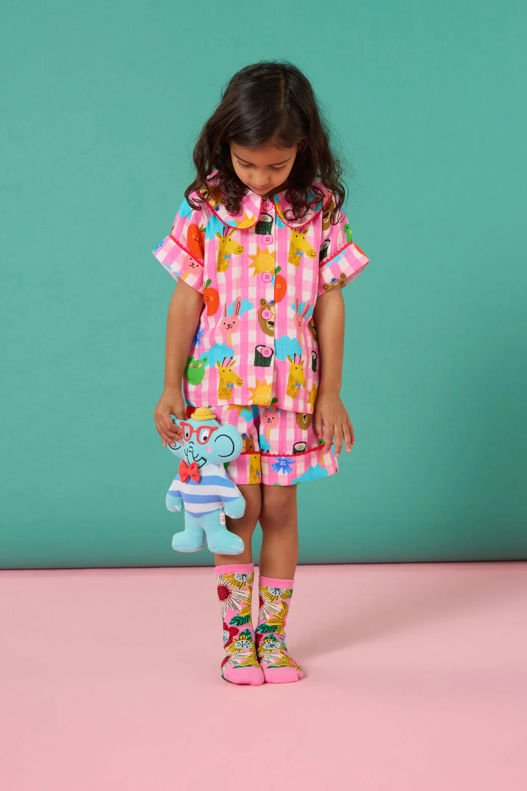 Happy Guys Gingham Kids Pyjamas