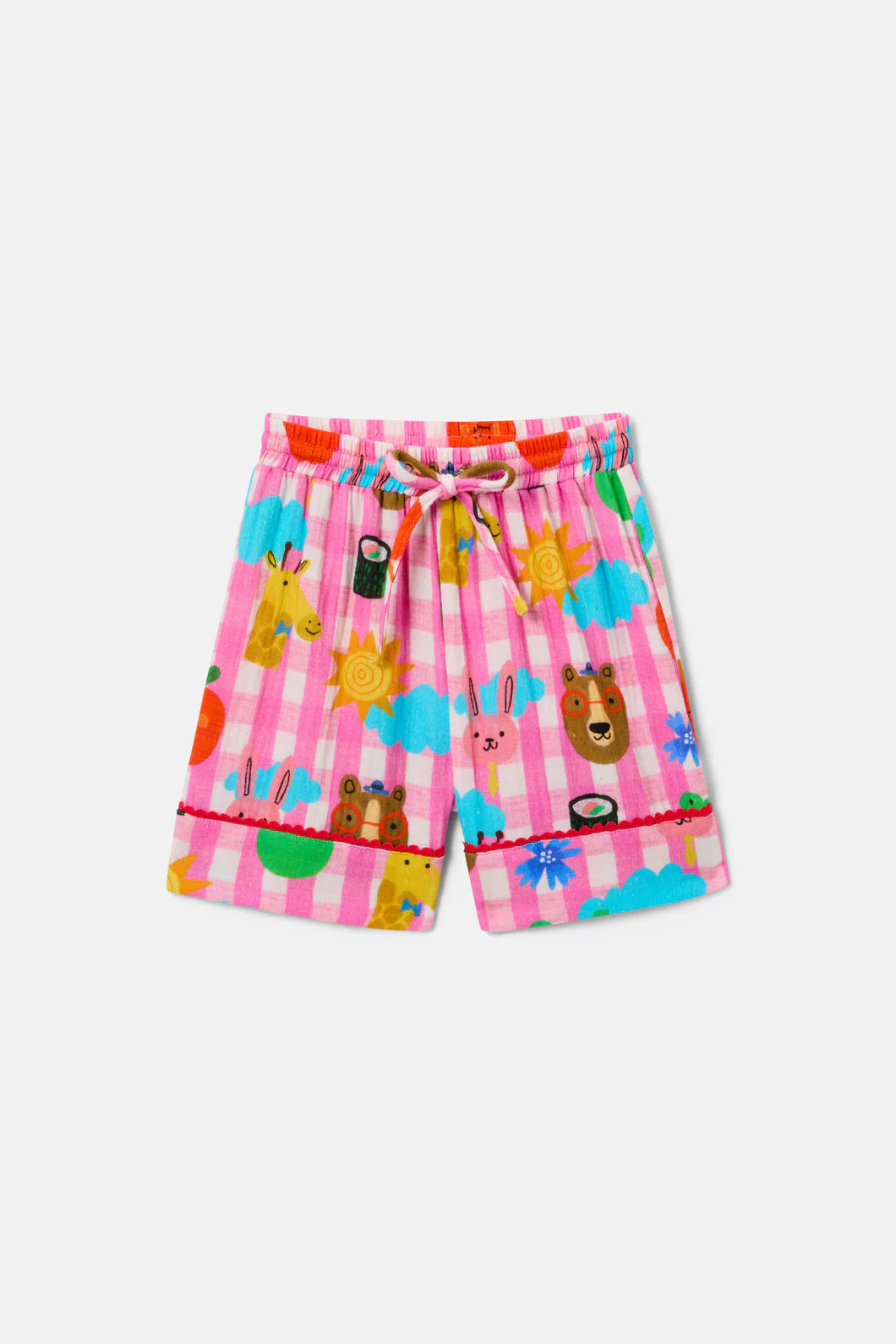 Happy Guys Gingham Kids Pyjamas - Image 4