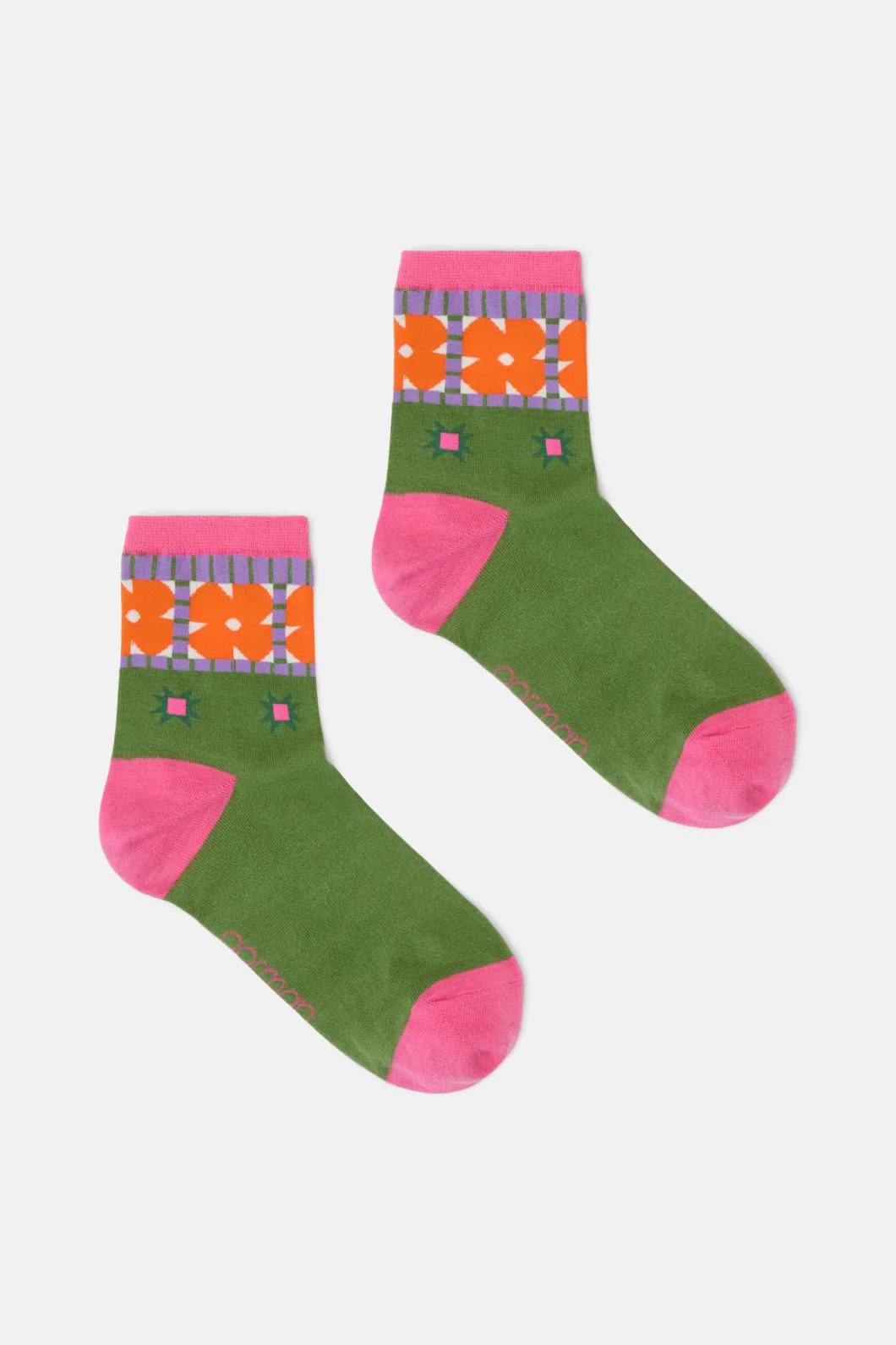 Heirloom Green Mesh Sock - Image 2
