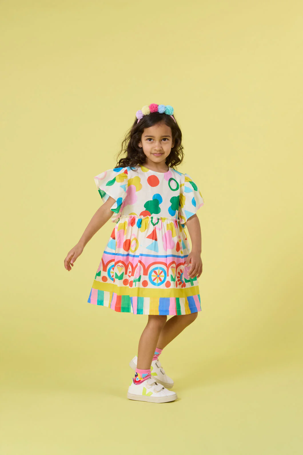 Hideout Border Kids Dress