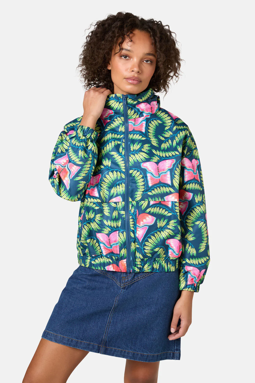 In Secret Print Spray Jacket