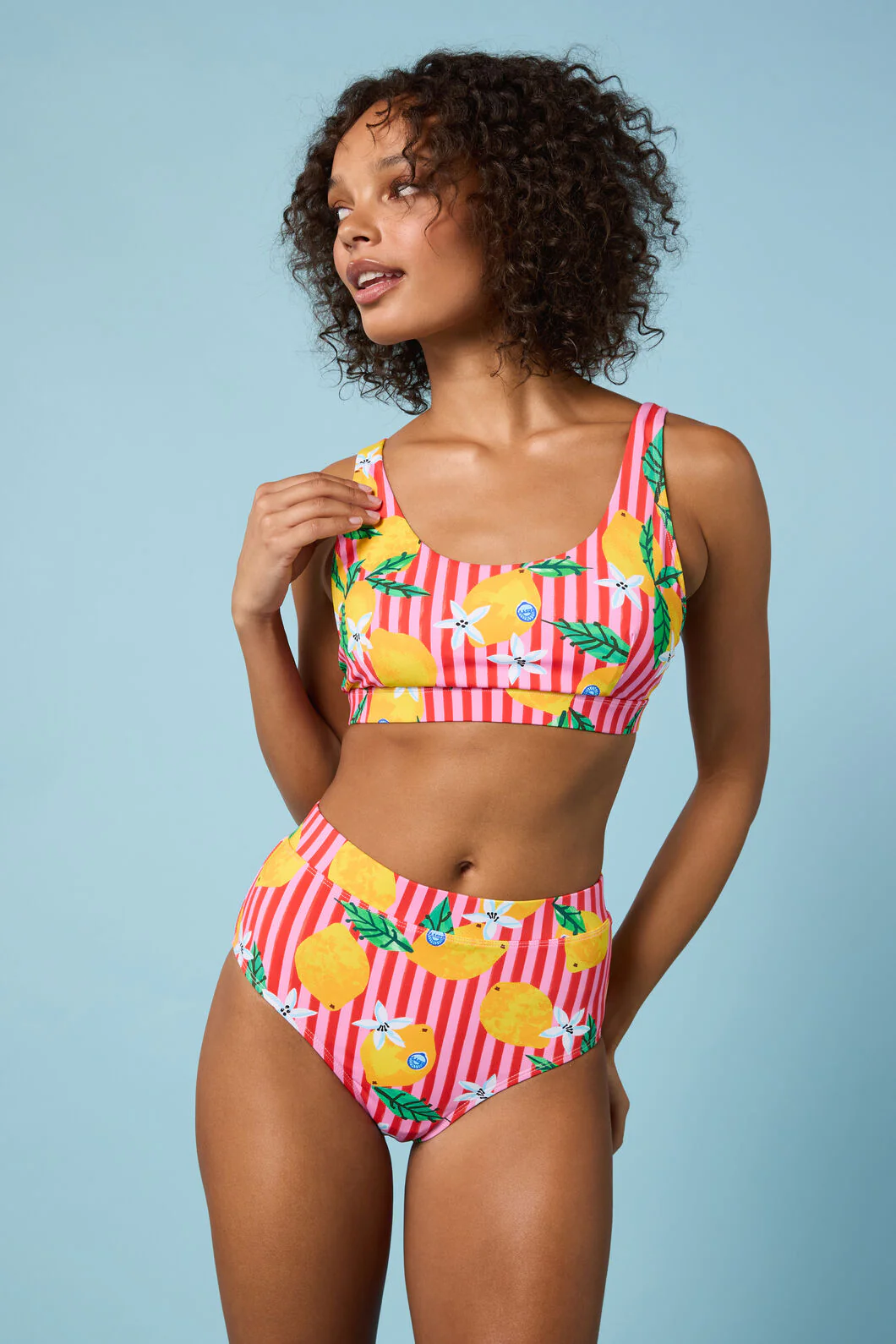 Lemonade Print Bikini Bottom