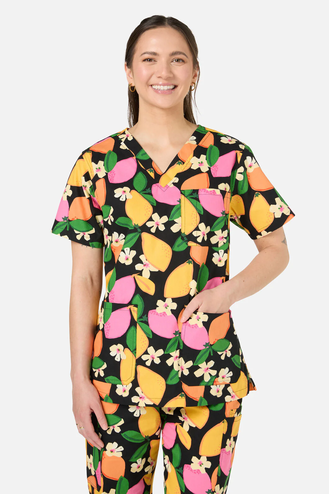 Lemons Scrub Set - Image 4