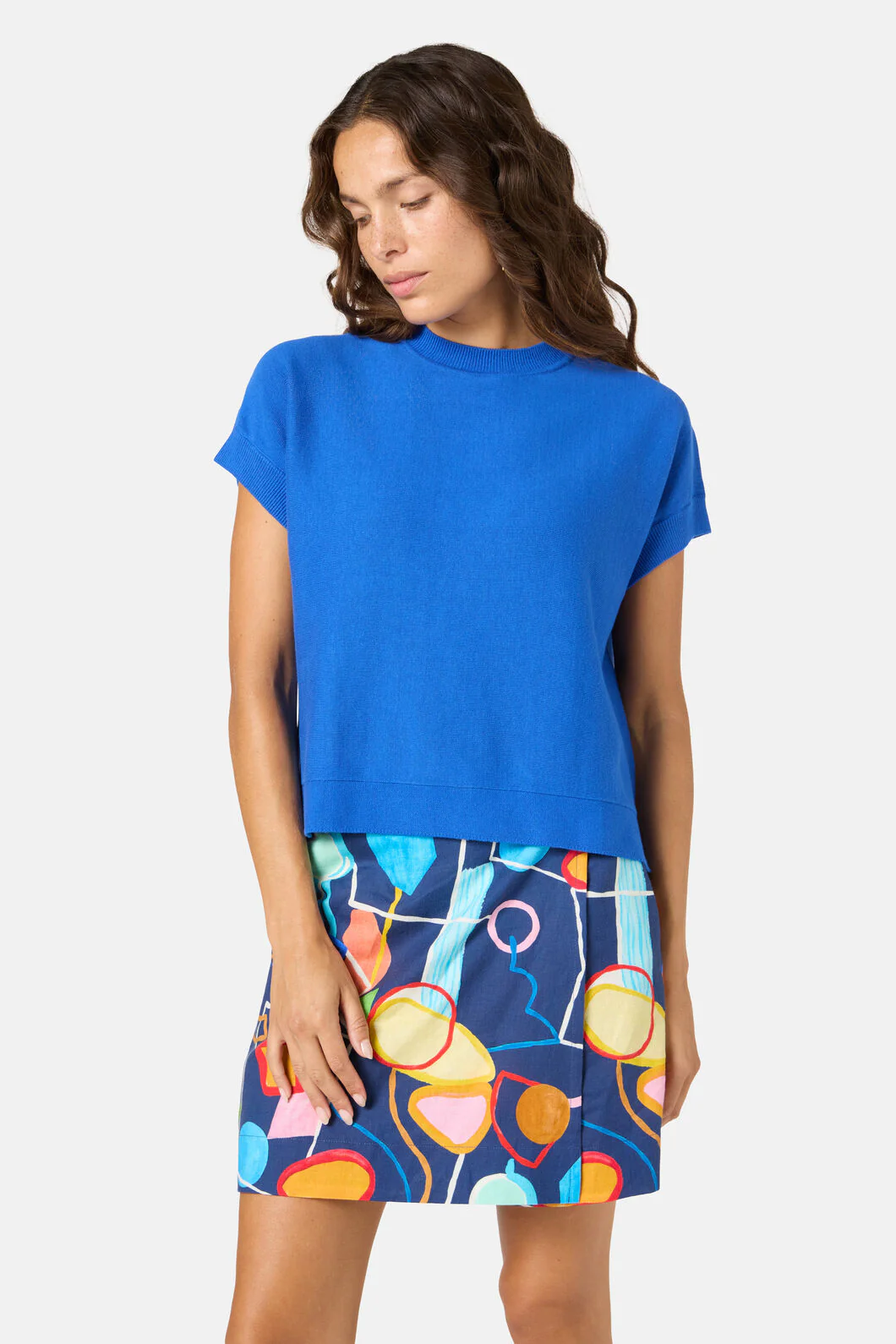 Leya Cotton Knit Top