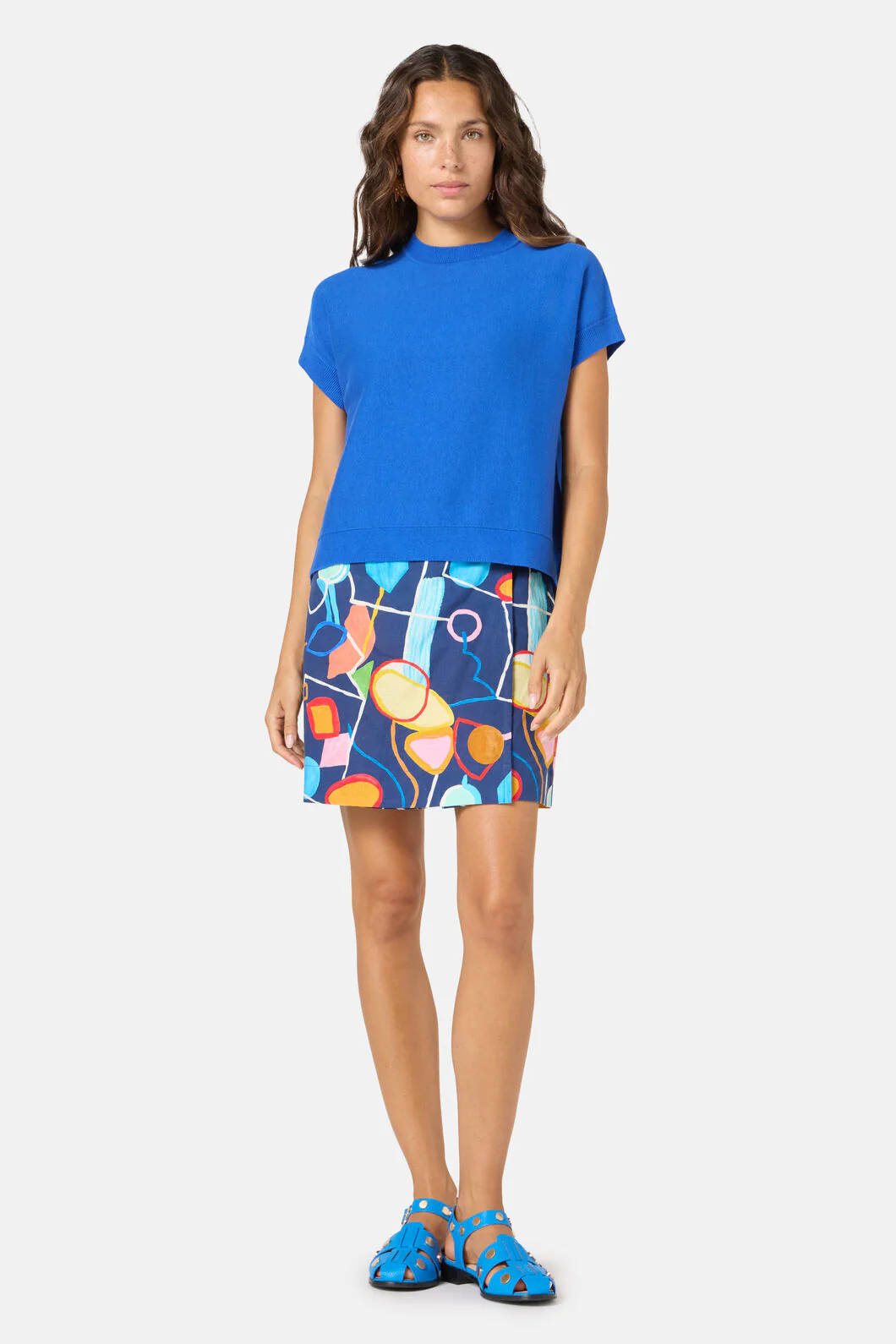 Leya Cotton Knit Top - Image 2